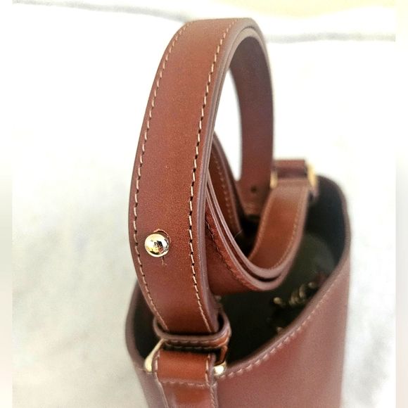 A.P.C. Sac Ambre Seau Small Bucket Bag ~ Hazelnut - Picture 10 of 10